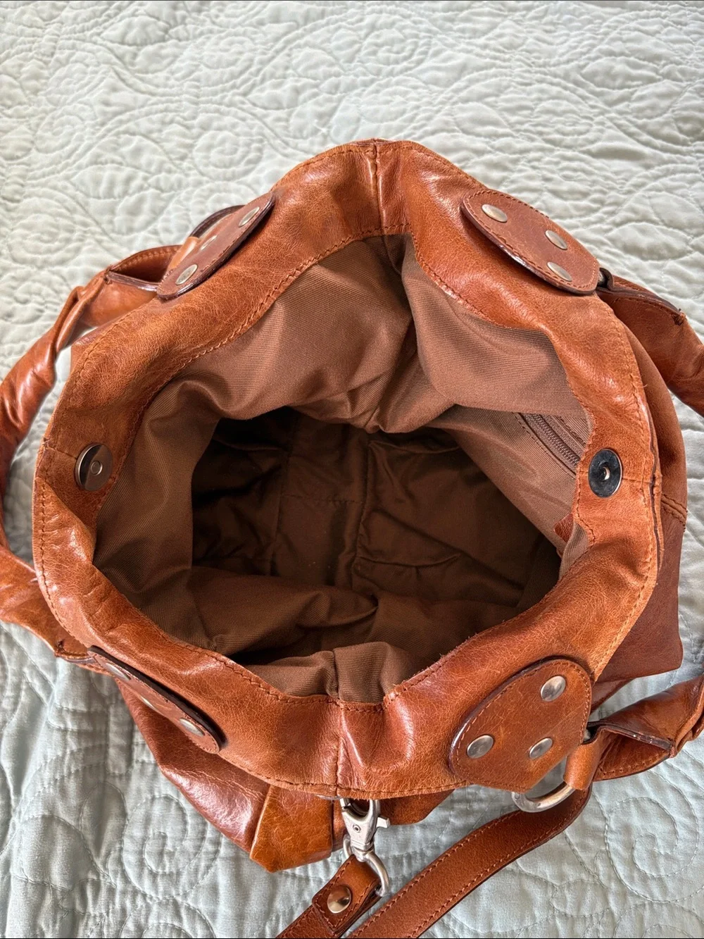 Leather Hobo Bag